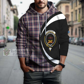 Cameron of Erracht Dress Tartan Hoodie with Family Crest Circle Style