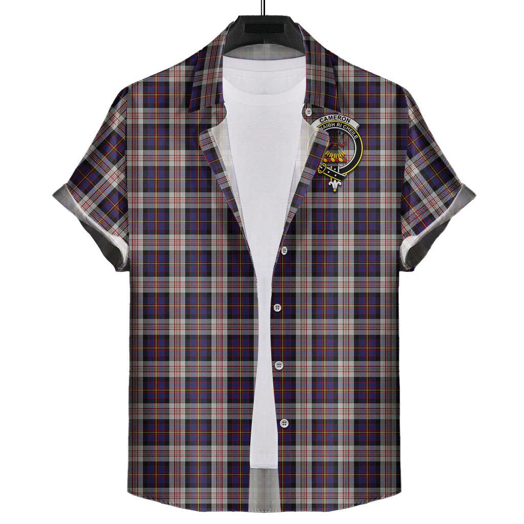 cameron-of-erracht-dress-tartan-short-sleeve-button-down-shirt-with-family-crest