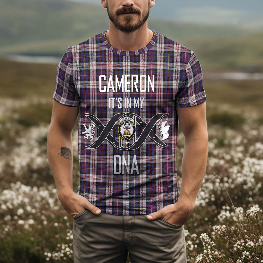 Cameron of Erracht Dress Tartan T-Shirt with Family Crest DNA In Me Style Kid's Shirt - Tartan Vibes Clothing