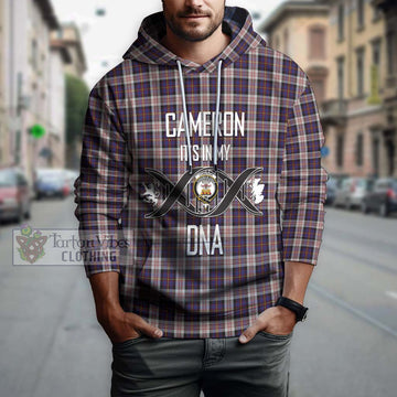 Cameron of Erracht Dress Tartan Hoodie with Family Crest DNA In Me Style