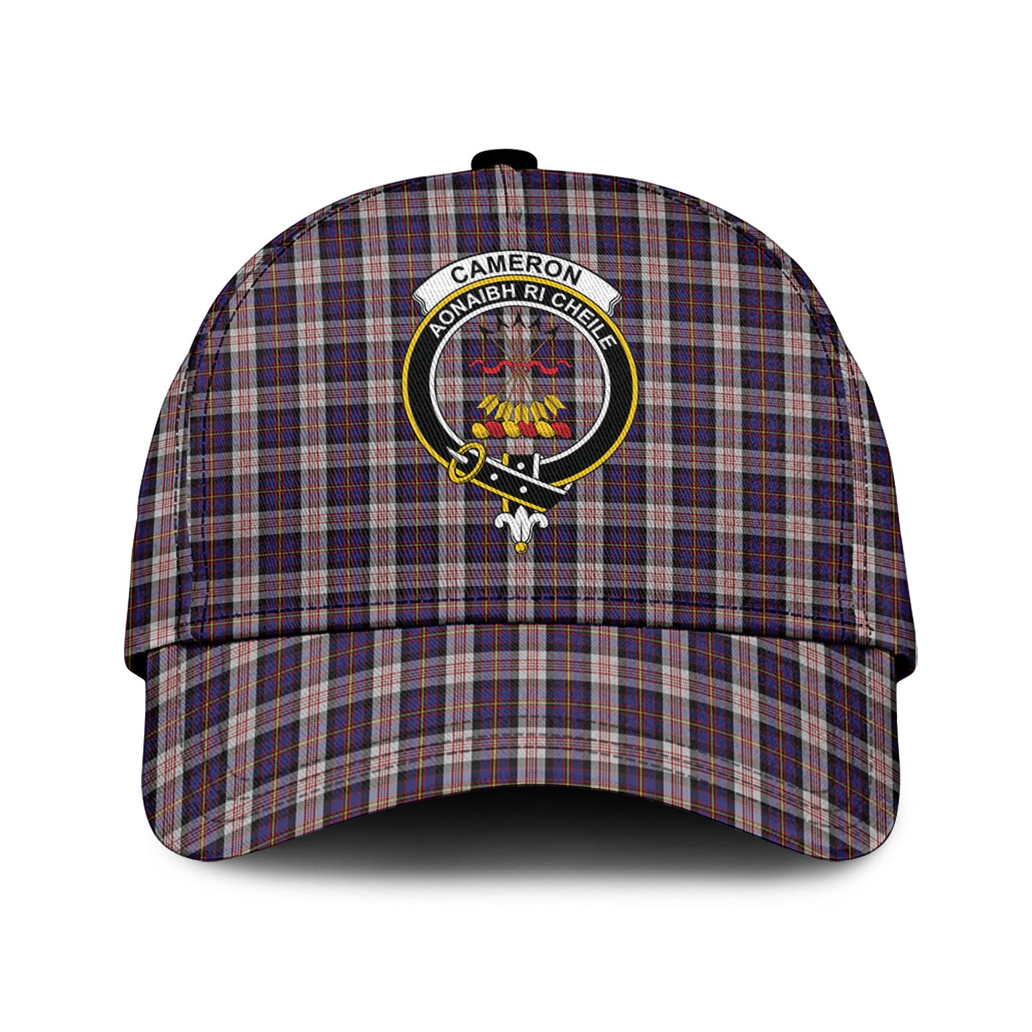 Cameron of Erracht Dress Tartan Classic Cap with Family Crest Classic Cap Universal Fit - Tartan Vibes Clothing