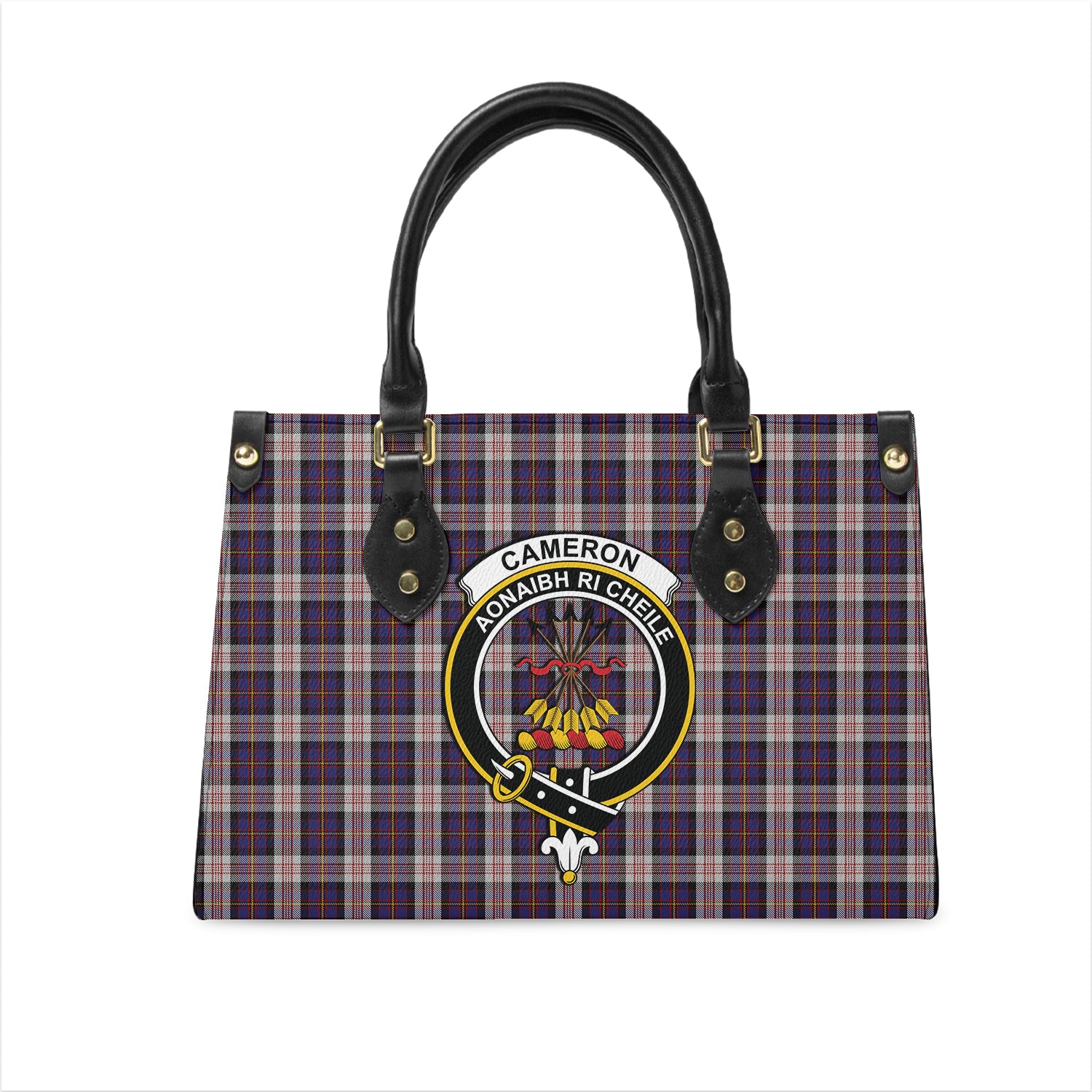 cameron-of-erracht-dress-tartan-leather-bag-with-family-crest