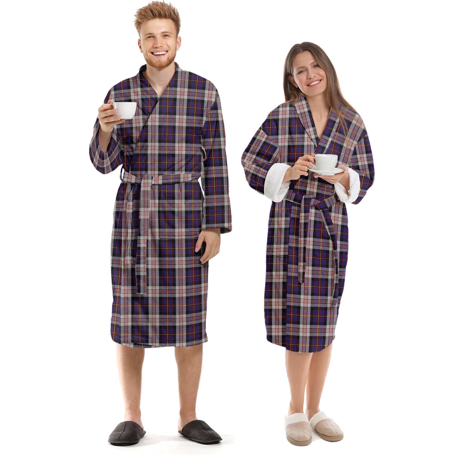 Cameron of Erracht Dress Tartan Bathrobe Unisex S - Tartan Vibes Clothing