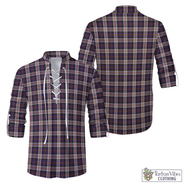 Cameron of Erracht Dress Tartan Men's Scottish Traditional Jacobite Ghillie Kilt Shirt