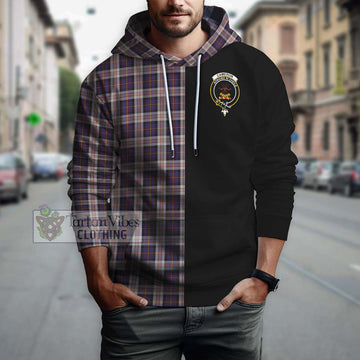 Cameron of Erracht Dress Tartan Hoodie with Family Crest and Half Of Me Style