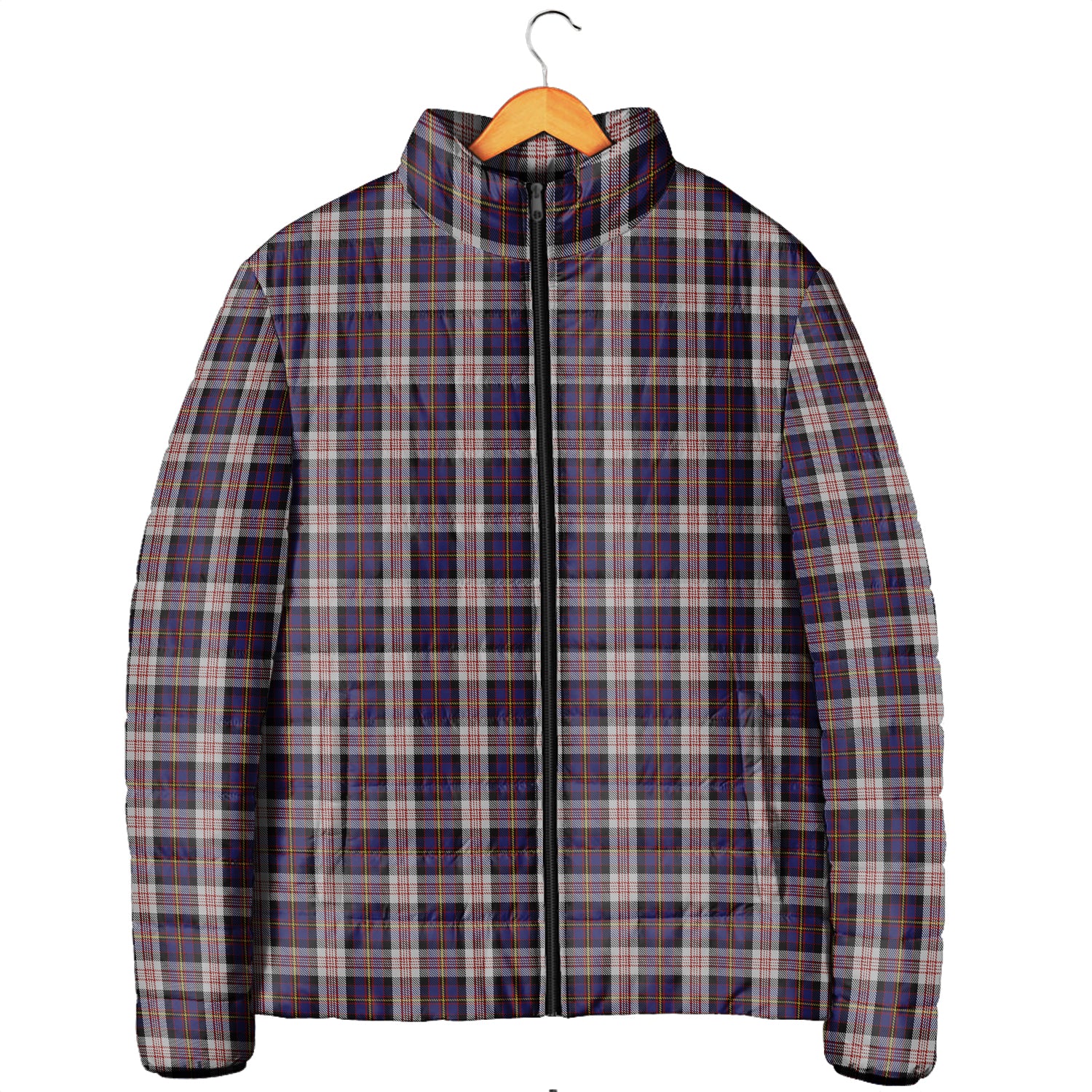 Cameron of Erracht Dress Tartan Padded Jacket Men's Padded Jacket - Tartan Vibes Clothing