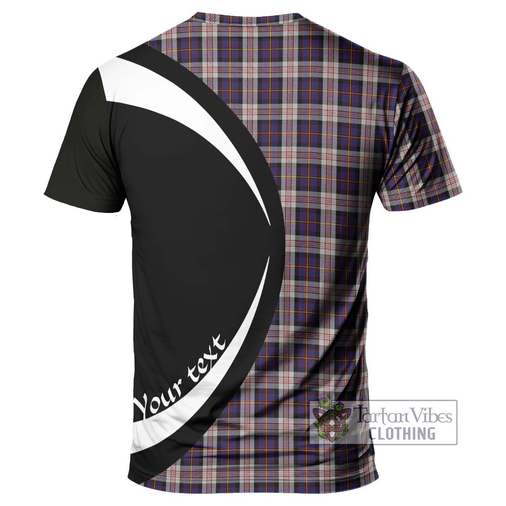 Tartan Vibes Clothing Cameron of Erracht Dress Tartan T-Shirt with Family Crest Circle Style