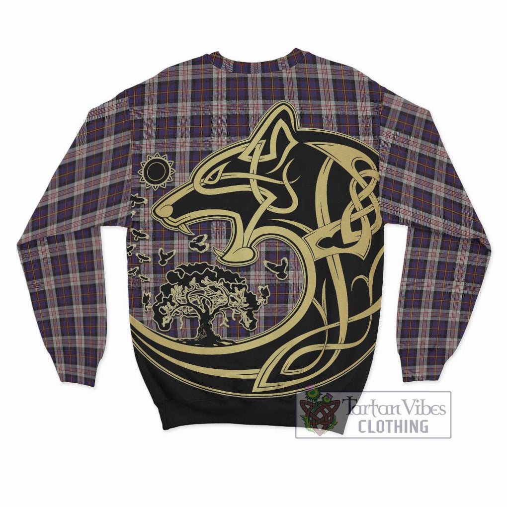 Cameron of Erracht Dress Tartan Sweatshirt with Family Crest Celtic Wolf Style - Tartan Vibes Clothing