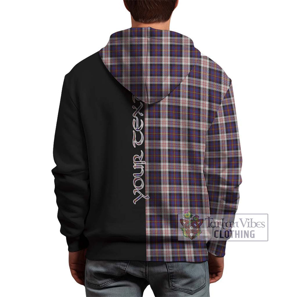 Cameron of Erracht Dress Tartan Hoodie with Family Crest and Half Of Me Style - Tartanvibesclothing Shop