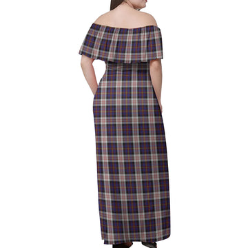 Cameron of Erracht Dress Tartan Off Shoulder Long Dress