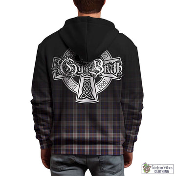 Cameron of Erracht Dress Tartan Hoodie Featuring Alba Gu Brath Family Crest Celtic Inspired