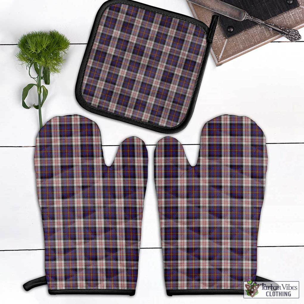 Cameron of Erracht Dress Tartan Combo Oven Mitt & Pot-Holder Combo 1 Oven Mitt & 1 Pot-Holder Black - Tartan Vibes Clothing