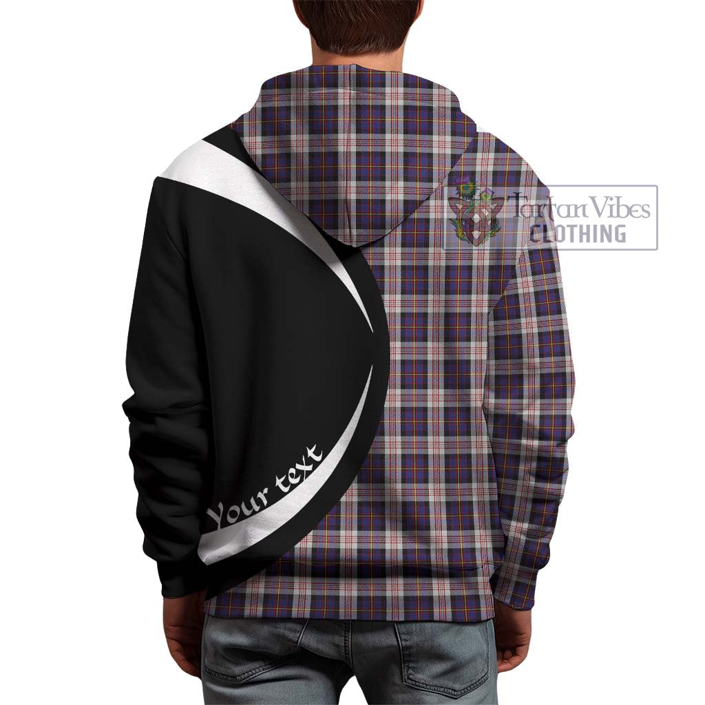 Tartan Vibes Clothing Cameron of Erracht Dress Tartan Hoodie with Family Crest Circle Style