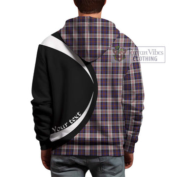 Cameron of Erracht Dress Tartan Hoodie with Family Crest Circle Style