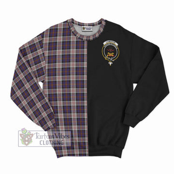 Cameron of Erracht Dress Tartan Sweatshirt with Family Crest and Half Of Me Style