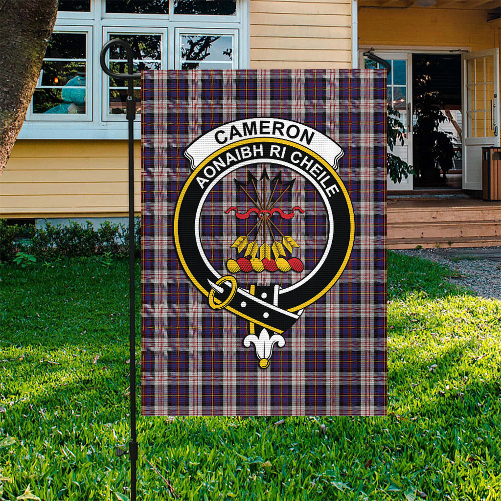 Cameron of Erracht Dress Tartan Flag with Family Crest - Tartan Vibes Clothing