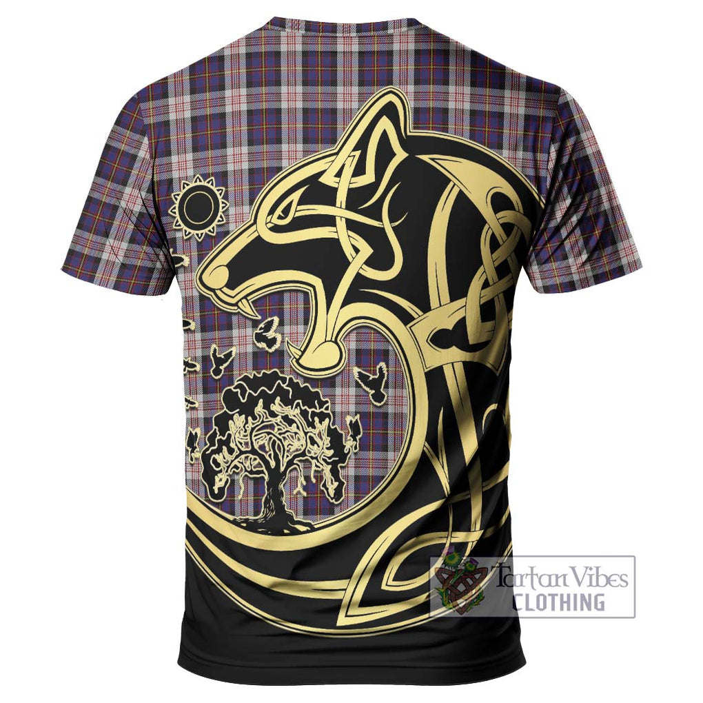 Cameron of Erracht Dress Tartan T-Shirt with Family Crest Celtic Wolf Style - Tartan Vibes Clothing