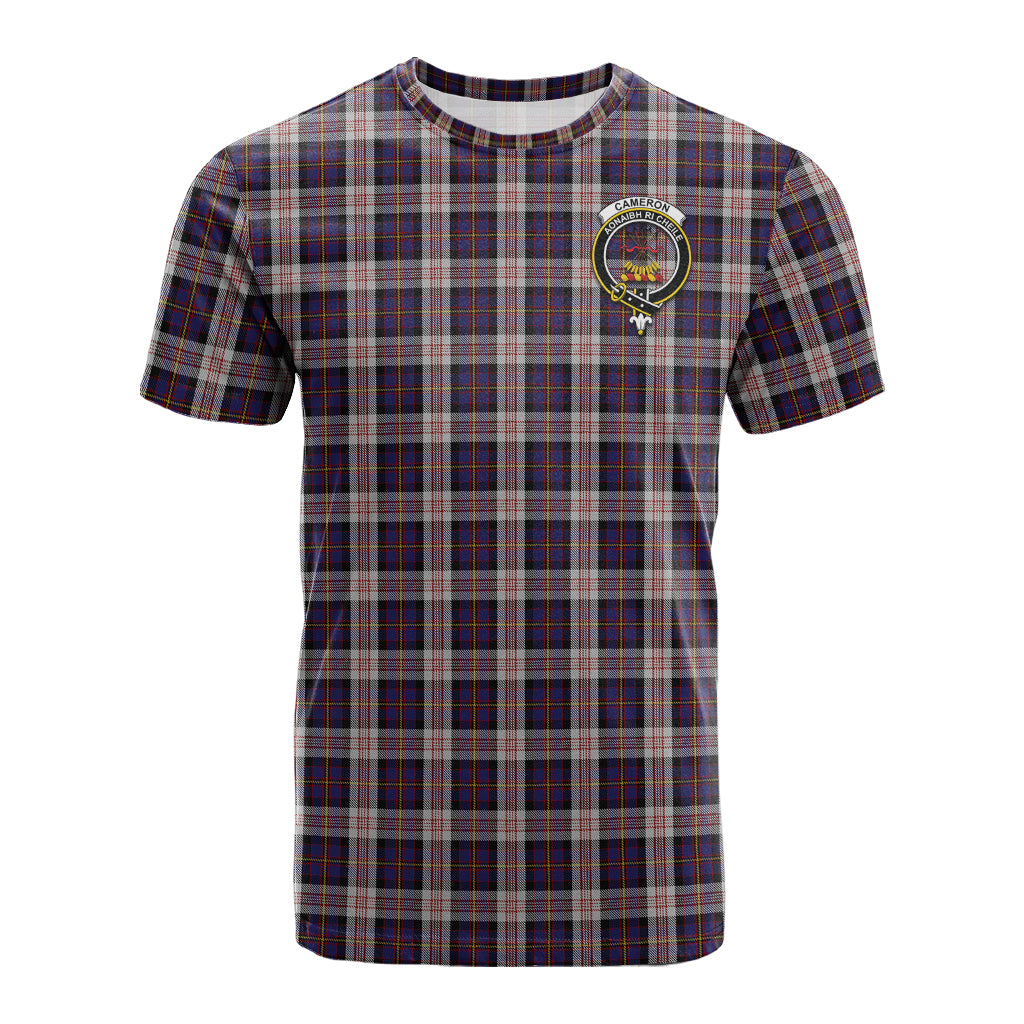 Cameron of Erracht Dress Tartan T-Shirt with Family Crest - Tartan Vibes Clothing