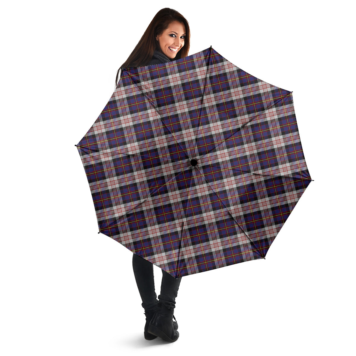 Cameron of Erracht Dress Tartan Umbrella - Tartanvibesclothing