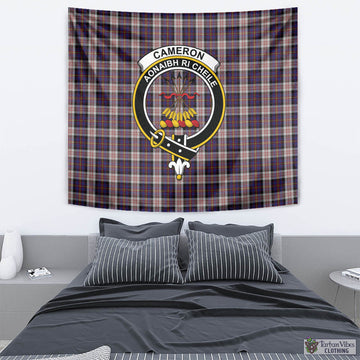 Cameron of Erracht Dress Tartan Tapestry Wall Hanging and Home Decor for Room with Family Crest