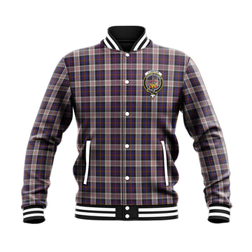 Cameron of Erracht Dress Tartan Baseball Jacket with Family Crest