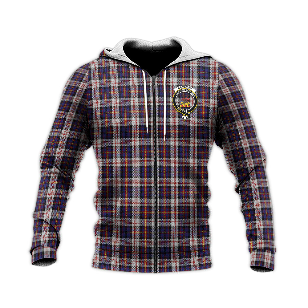 cameron-of-erracht-dress-tartan-knitted-hoodie-with-family-crest