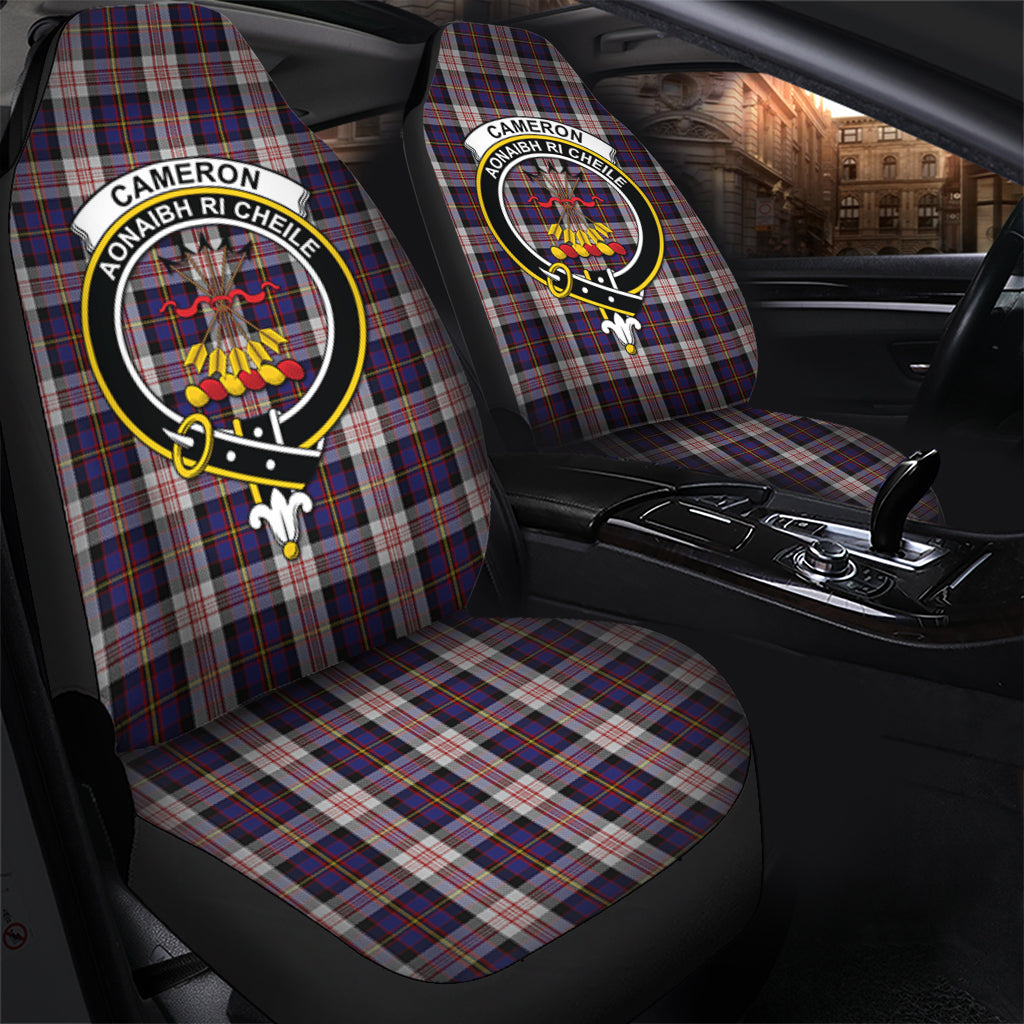 Cameron of Erracht Dress Tartan Car Seat Cover with Family Crest - Tartanvibesclothing