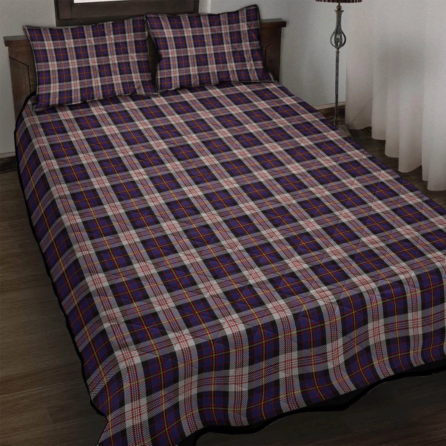 Cameron of Erracht Dress Tartan Quilt Bed Set - Tartan Vibes Clothing