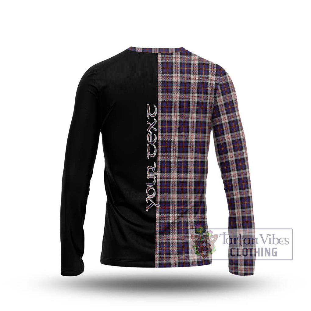 Cameron of Erracht Dress Tartan Long Sleeve T-Shirt with Family Crest and Half Of Me Style - Tartanvibesclothing Shop