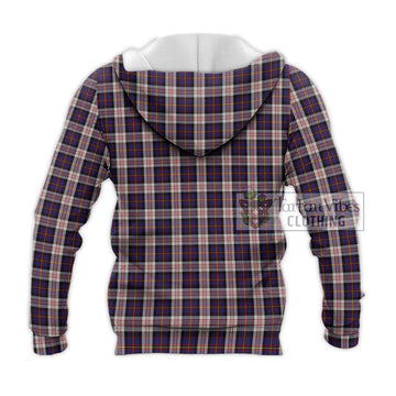 Cameron of Erracht Dress Tartan Knitted Hoodie with Family Crest DNA In Me Style