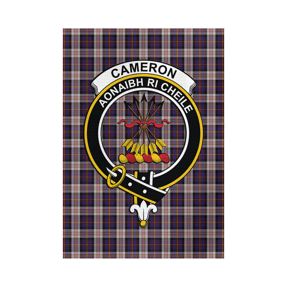 Cameron of Erracht Dress Tartan Flag with Family Crest - Tartan Vibes Clothing