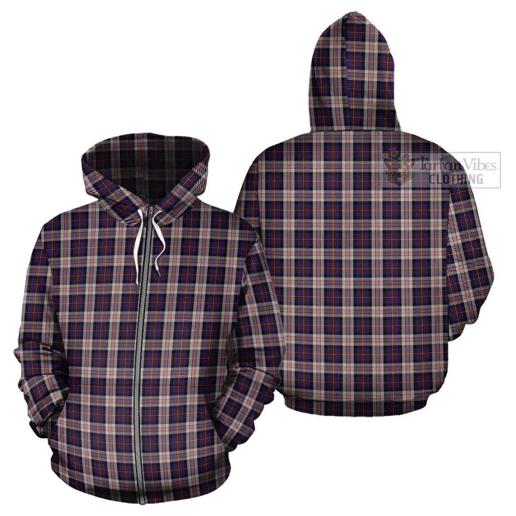 Cameron of Erracht Dress Tartan Cotton Hoodie Zip Hoodie - Tartan Vibes Clothing