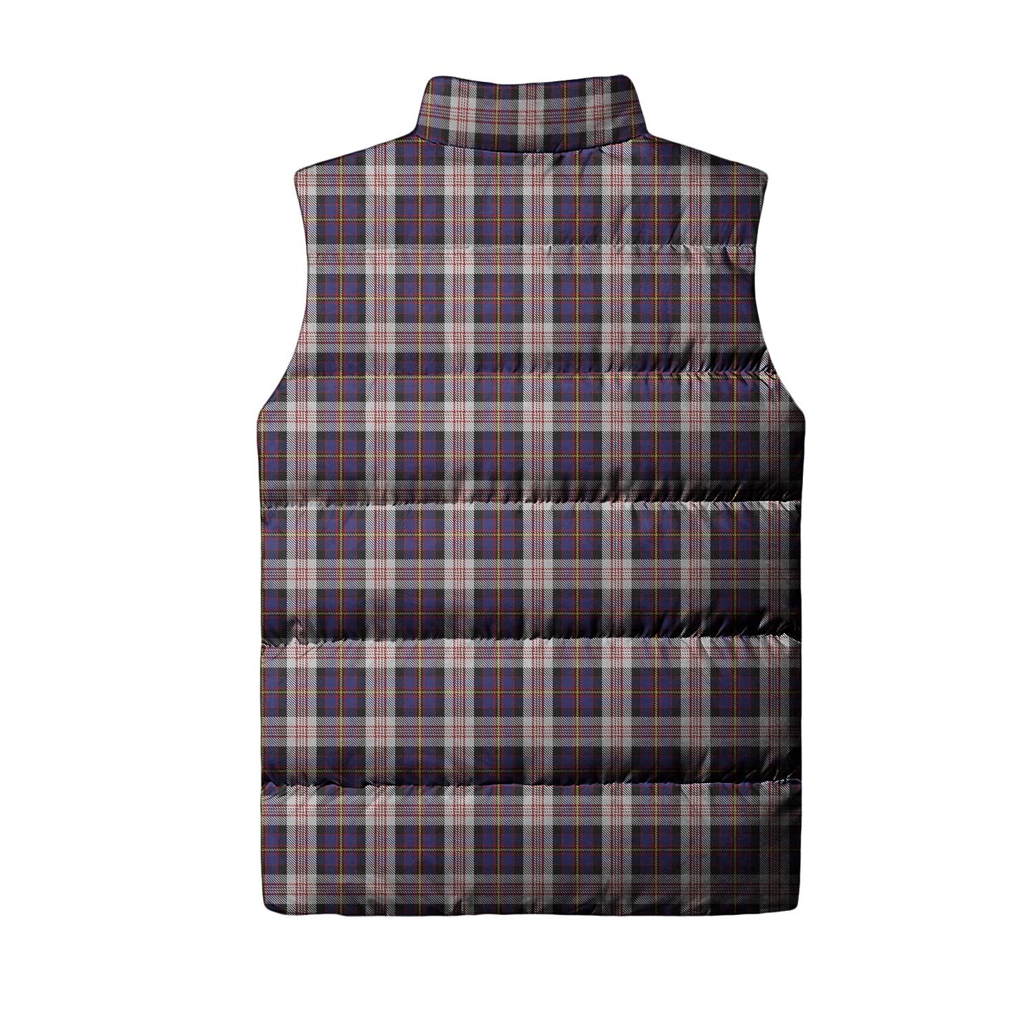 Cameron of Erracht Dress Tartan Sleeveless Puffer Jacket with Family Crest - Tartanvibesclothing