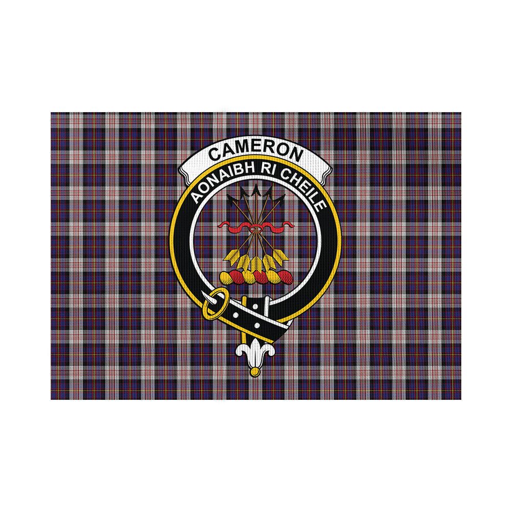 Cameron of Erracht Dress Tartan Flag with Family Crest - Tartan Vibes Clothing