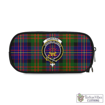 Cameron of Erracht Modern Tartan Pen and Pencil Case with Family Crest