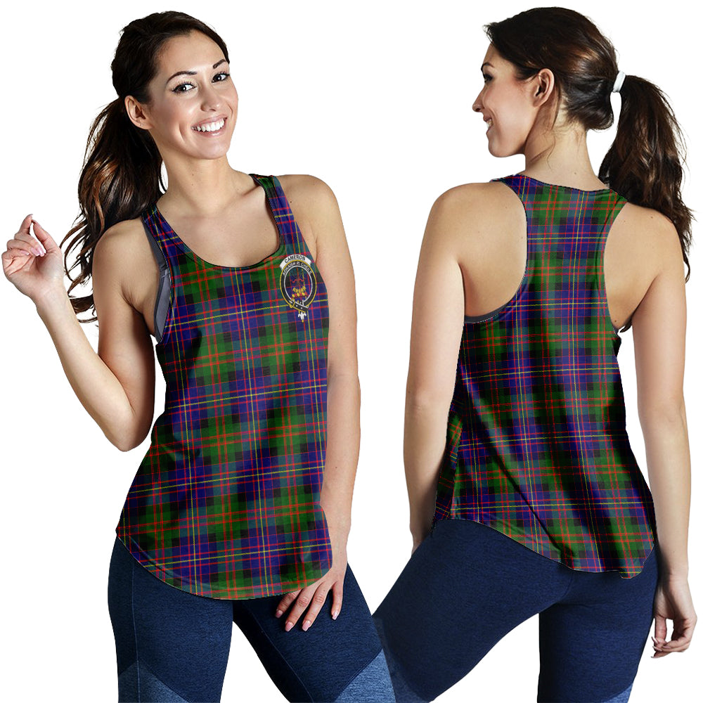 cameron-of-erracht-modern-tartan-women-racerback-tanks-with-family-crest