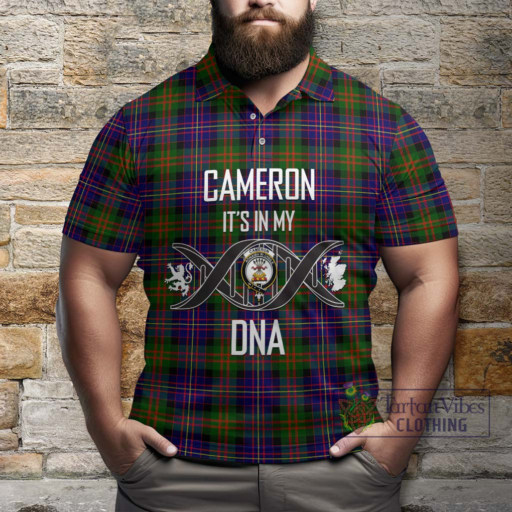 Cameron of Erracht Modern Tartan Polo Shirt with Family Crest DNA In Me Style Kid - Tartanvibesclothing Shop