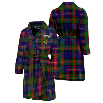 Cameron of Erracht Modern Tartan Bathrobe with Family Crest