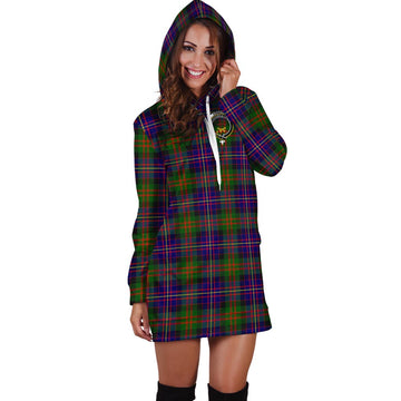 Cameron of Erracht Modern Tartan Hoodie Dress with Family Crest