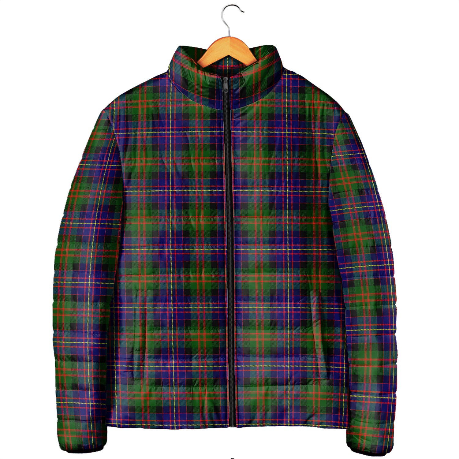 Cameron of Erracht Modern Tartan Padded Jacket Men's Padded Jacket - Tartan Vibes Clothing