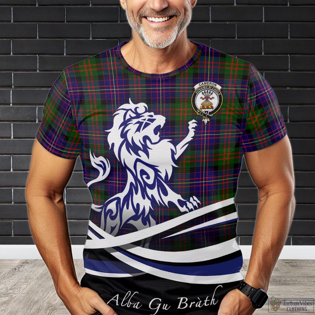 cameron-of-erracht-modern-tartan-t-shirt-with-alba-gu-brath-regal-lion-emblem