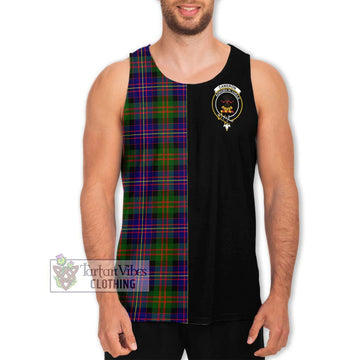 Cameron of Erracht Modern Tartan Men's Tank Top with Family Crest and Half Of Me Style