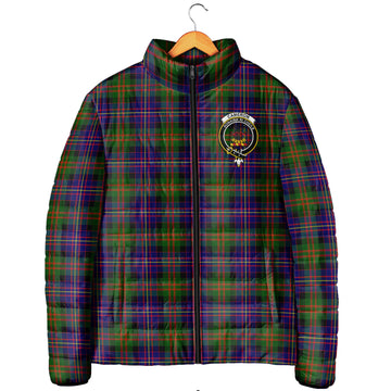 Cameron of Erracht Modern Tartan Padded Jacket with Family Crest