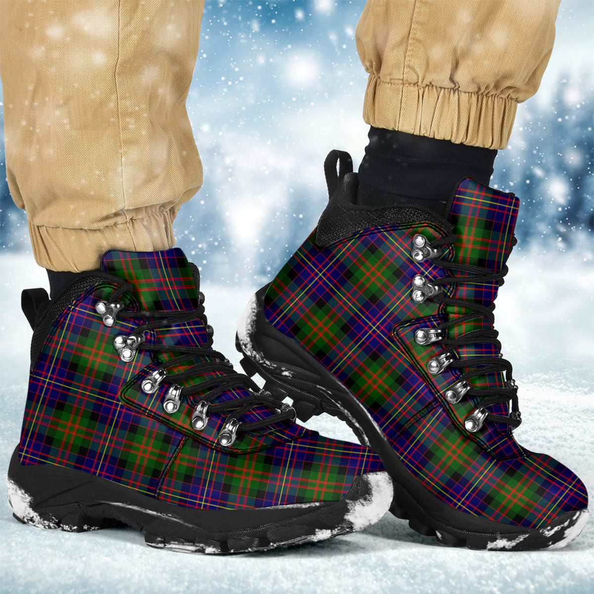 Cameron of Erracht Modern Tartan Alpine Boots - Tartanvibesclothing