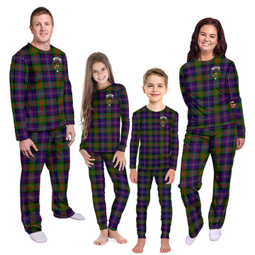 Cameron of Erracht Modern Tartan Pajamas Family Set with Family Crest