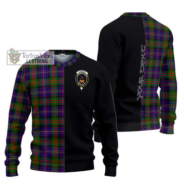 Cameron of Erracht Modern Tartan Ugly Sweater with Family Crest and Half Of Me Style