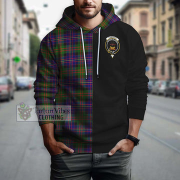 Cameron of Erracht Modern Tartan Hoodie with Family Crest and Half Of Me Style