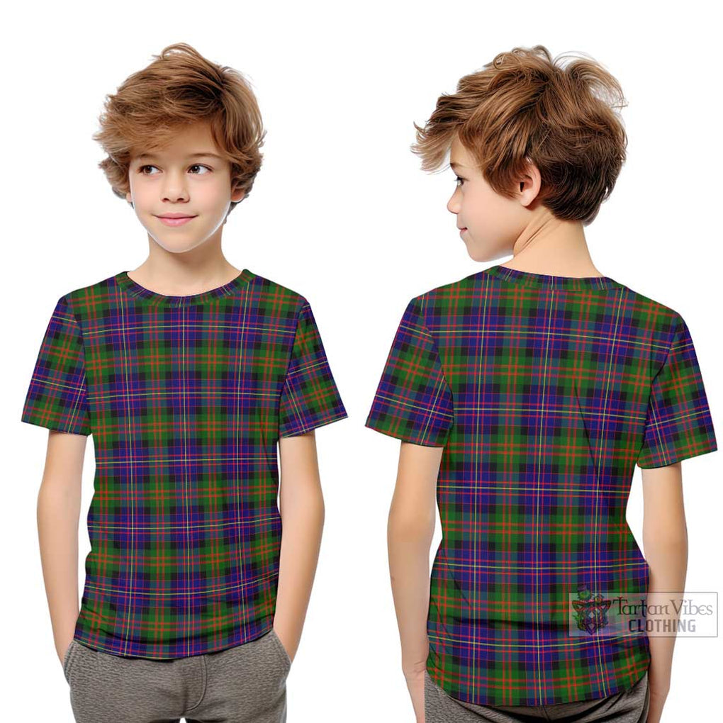 Cameron of Erracht Modern Tartan Kid T-Shirt Youth XL Size14 - Tartanvibesclothing Shop