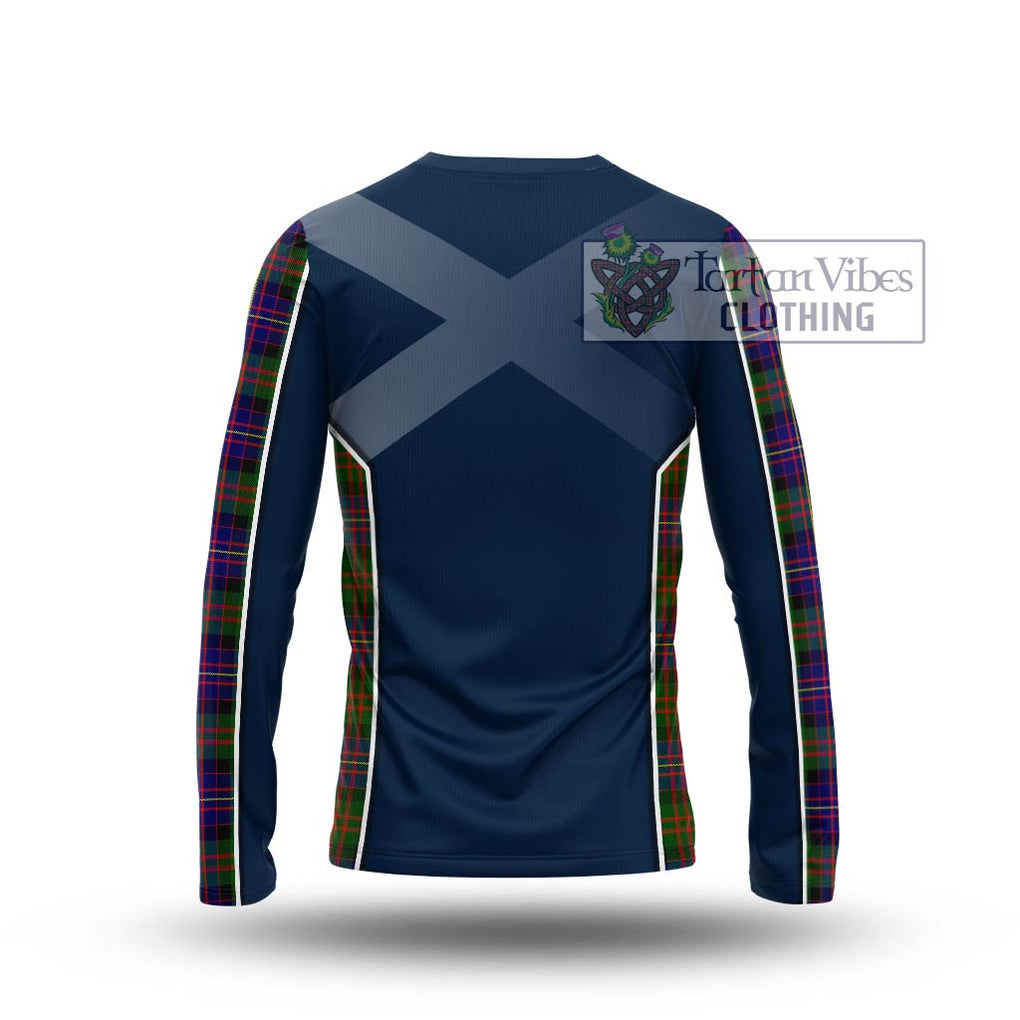 Cameron of Erracht Modern Tartan Long Sleeve T-Shirt with Family Crest and Lion Rampant Vibes Sport Style - Tartan Vibes Clothing