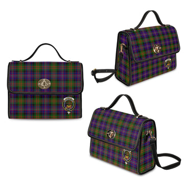 Cameron of Erracht Modern Tartan Waterproof Canvas Bag with Family Crest